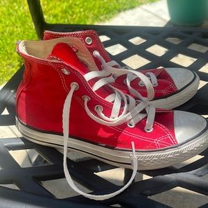 COPY - Red high top converse